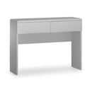 Manhattan High Gloss 2 Drawers Dressing Table by Lavishway | Dressing Tables-61762