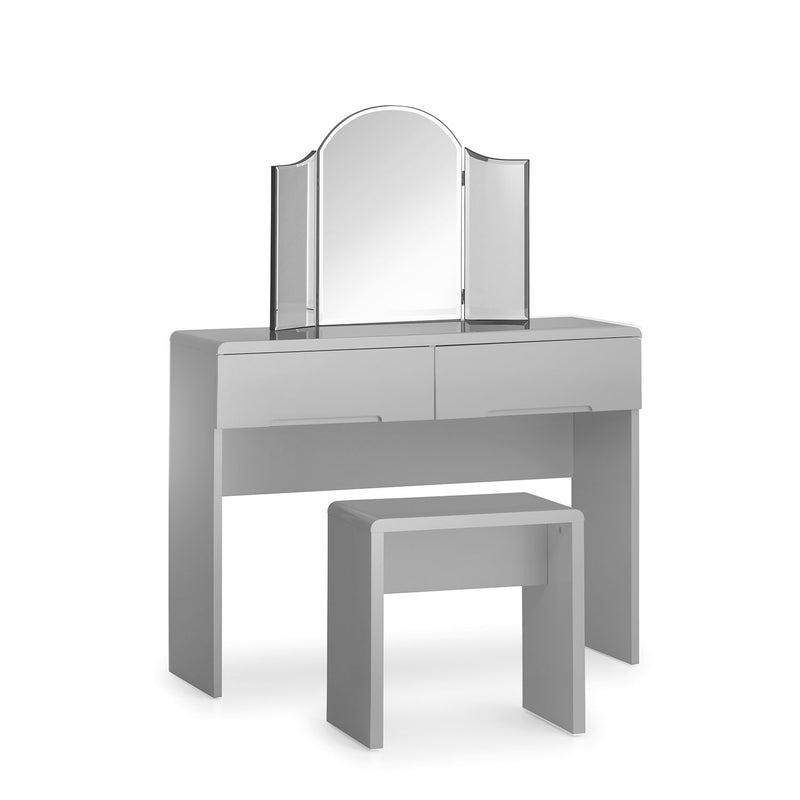 Manhattan High Gloss 2 Drawers Dressing Table by Lavishway | Dressing Tables-61758