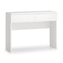 Manhattan High Gloss 2 Drawers Dressing Table by Lavishway | Dressing Tables-61760