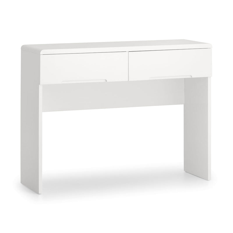 Manhattan High Gloss 2 Drawers Dressing Table by Lavishway | Dressing Tables-61760