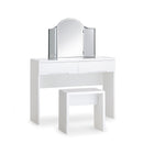 Manhattan High Gloss Dressing Table Stool by Lavishway | Dressing Table Stools-61770