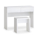 Manhattan High Gloss Dressing Table Stool by Lavishway | Dressing Table Stools-61768