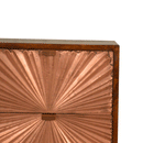 Manila Copper Brass 2 Drawers Bedside Table by Lavishway | Bedside Tables-58923