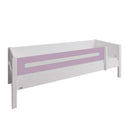 Manis White Day Bed & Safety Rail by Lavishway | Wooden Beds-26476