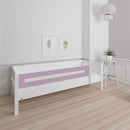 Manis White Day Bed & Safety Rail by Lavishway | Wooden Beds-26470