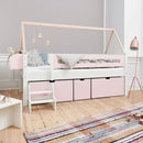 Manis Contemporary Wooden Bed Shelf by Lavishway | Bed Shelf-26199