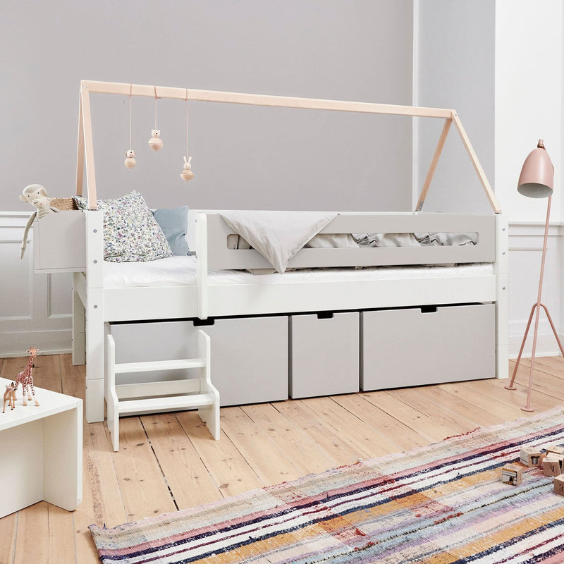 Manis Contemporary Wooden Bed Shelf by Lavishway | Bed Shelf-26194