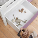 Manis White 2 Drawers Bunk Bed by Lavishway | Wooden Beds-26282