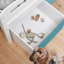 Manis White 2 Drawers Bunk Bed by Lavishway | Wooden Beds-26292