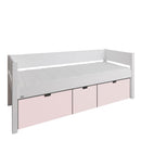 Manis White 3 Deep Drawers Bed by Lavishway | Wooden Beds-26438