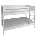 Manis Contemporary White Bunk Bed by Lavishway | Wooden Beds-26232