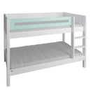 Manis Contemporary White Bunk Bed by Lavishway | Wooden Beds-26228