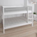 Manis Contemporary White Bunk Bed by Lavishway | Wooden Beds-26222