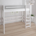 Manis Classic White High Sleeper Bed by Lavishway | Wooden Beds-26253