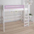 Manis Classic White High Sleeper Bed by Lavishway | Wooden Beds-26249