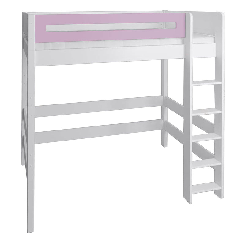 Manis Classic White High Sleeper Bed by Lavishway | Wooden Beds-26250