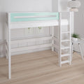 Manis Classic White High Sleeper Bed by Lavishway | Wooden Beds-26255