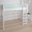 Manis Classic White High Sleeper Bed by Lavishway | Wooden Beds-26255