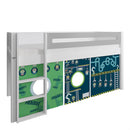 Manis White Mid Sleeper Bed in Silver Grey by Lavishway | Wooden Beds-26325