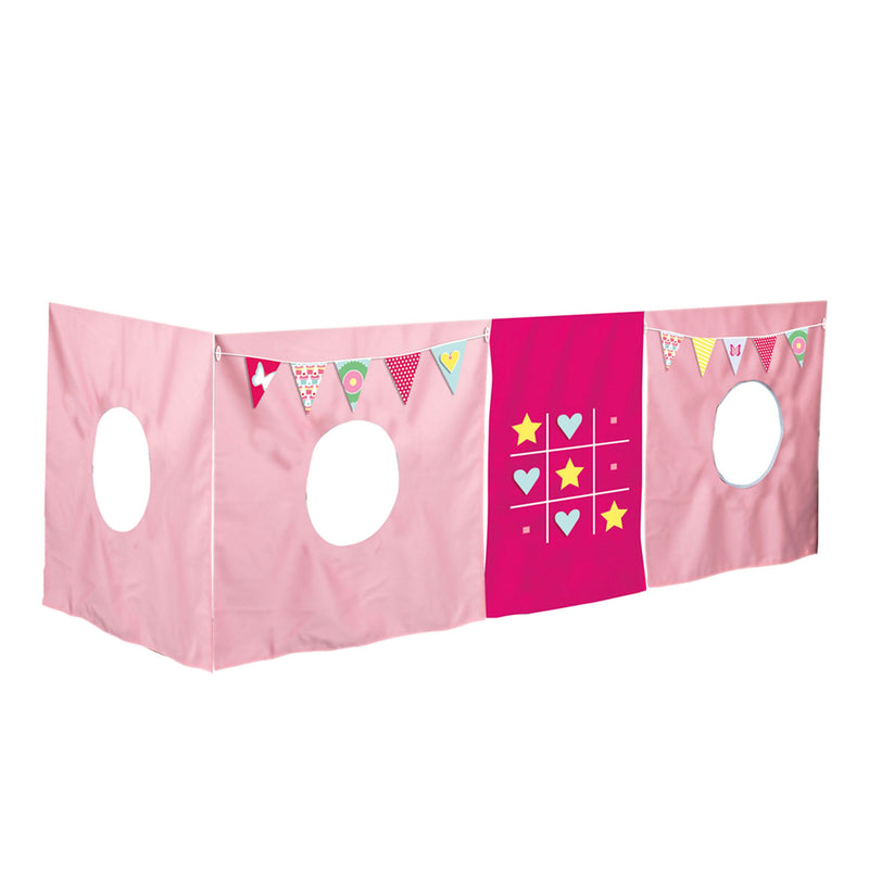 Manis White Mid Sleeper Bed in Snow White by Lavishway | Wooden Beds-26366