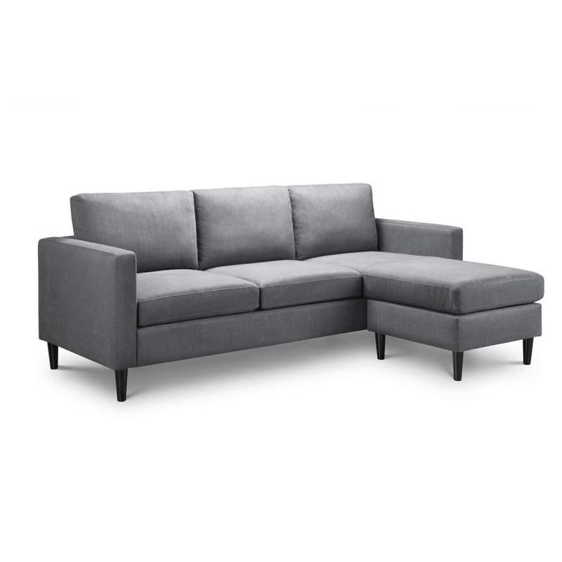 Marant Grey Fabric Corner Sofa by Lavishway | Fabric Sofas-61743