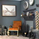 March Hares On Cement Board Wooden Frame by Lavishway | Art Gallery-51290