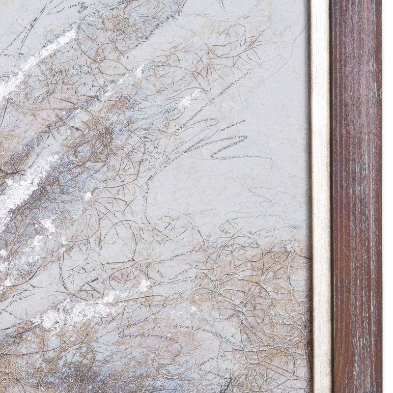 March Hares On Cement Board Wooden Frame by Lavishway | Art Gallery-51293