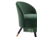 Margo Velvet Upholstery Cocktail Chair by Lavishway | Accent Chairs-24854