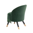 Margo Velvet Upholstery Cocktail Chair by Lavishway | Accent Chairs-24852