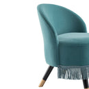 Margo Velvet Upholstery Cocktail Chair by Lavishway | Accent Chairs-24851