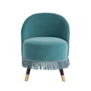 Margo Velvet Upholstery Cocktail Chair by Lavishway | Accent Chairs-24850