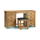 Marlborough Oak 8 Drawers Dressing Table by Lavishway | Dressing Tables-61721