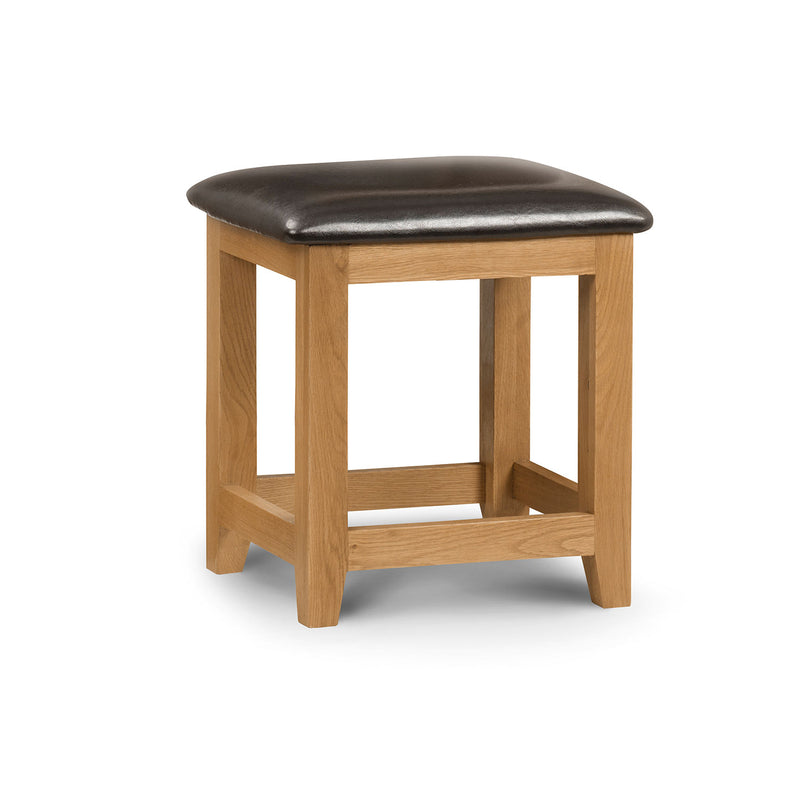 Marlborough Solid Oak Dressing Stool by Lavishway | Dressing Table Stools-61734