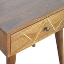 Martino Brass Wiring 1 Drawer Bedside Table by Lavishway | Bedside Tables-60009