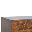 Martino Brass Wiring 2 Drawers Media Unit by Lavishway | TV Units Cabinets-59992