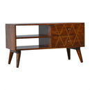 Martino Brass Wiring 2 Drawers Media Unit by Lavishway | TV Units Cabinets-59989
