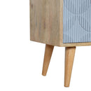 Martino Grey 2 Carved Doors Sideboard by Lavishway | Sideboards-59954