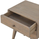 Martino 2 Drawers Curved Bedside Table by Lavishway | Bedside Tables-21354