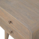 Martino 2 Drawers Curved Bedside Table by Lavishway | Bedside Tables-21352