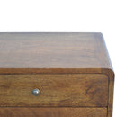 Martino 2 Drawers Curved Bedside Table by Lavishway | Bedside Tables-21357