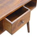 Martino Curved 1 Drawer Coffee Table by Lavishway | Coffee Tables-21294