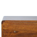 Martino Solid Wood Curved 3 Drawers Chest by Lavishway | Chest Of Drawers-21304