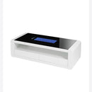 Matrix White 2 Drawers Coffee Table by Lavishway | Coffee Tables-28453