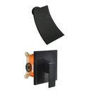 Matte Black Tap & Waterfall Rain Wall Shower by Lavishway | Bathtub Faucets-49691