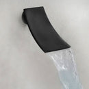 Matte Black Tap & Waterfall Rain Wall Shower by Lavishway | Bathtub Faucets-49688