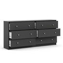 May Grey Finish Wooden 6 Chest of Drawers by Lavishway | Chest Of Drawers-49783