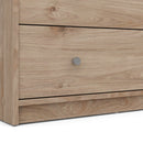 May Oak Finish Wooden 3 Chest of Drawers by Lavishway | Chest Of Drawers-49822
