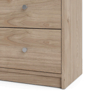 May Oak Finish Wooden 6 Chest of Drawers by Lavishway | Chest Of Drawers-49770