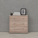 May Truffle Oak Finish 3 Chest of Drawers by Lavishway | Chest Of Drawers-49811