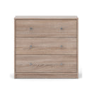 May Truffle Oak Finish 3 Chest of Drawers by Lavishway | Chest Of Drawers-49816